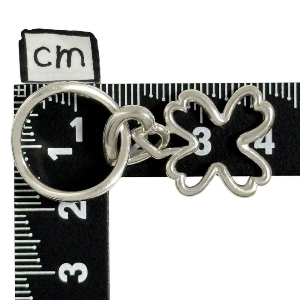 CHANEL Authentic Silver Love Ring - Picture 8 of 10